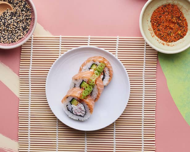 Salmon Dragon Roll