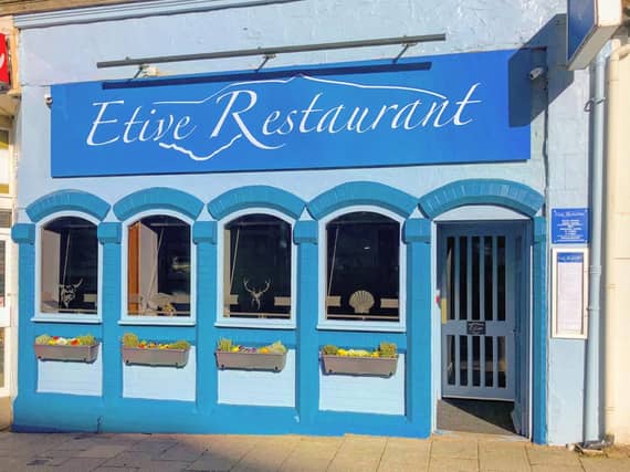 Picture: Etive Restaurant Facebook