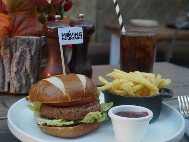 Meatless 'Bleeding' Burger