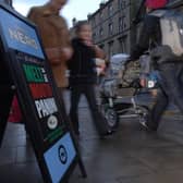 The ban on on-street advertising boards begins on 5th November. Picture: TSPL