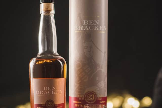 Ben Bracken 23 year old single malt whisky by Lidl.
Photographed by Julie Howden for Lidl