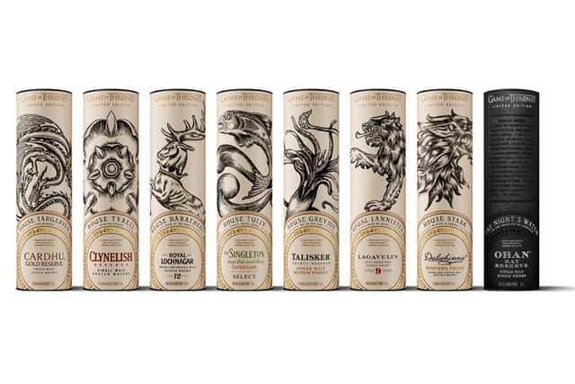 Single Malt Collection The wait for whisky fans is over as limited edition Game of Thrones ...