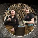 Angela Cochrane and Kirsty Olychick are the UK's first coopering apprentices