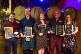 Picture:  Whisky award winners