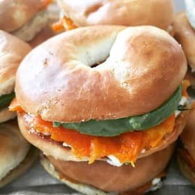 Beetroot Sauvage's BLT bagel with homemade coconut cream cheese, vegan bacon and avocado. (Picture: Beetroot Sauvage)