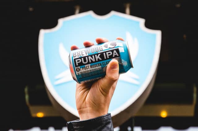 BrewDog will be giving away free cans of Punk IPA. Picture: BrewDog