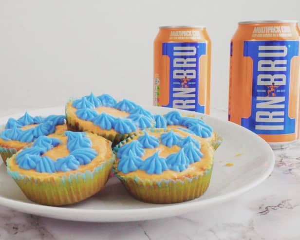 Irn-Bru cupcakes