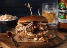 Cabbie's ginger pulled pork