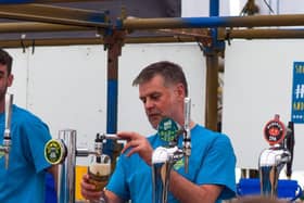 _Dave Broom & Alasdair Day with the first cask - credit Scott Mooney