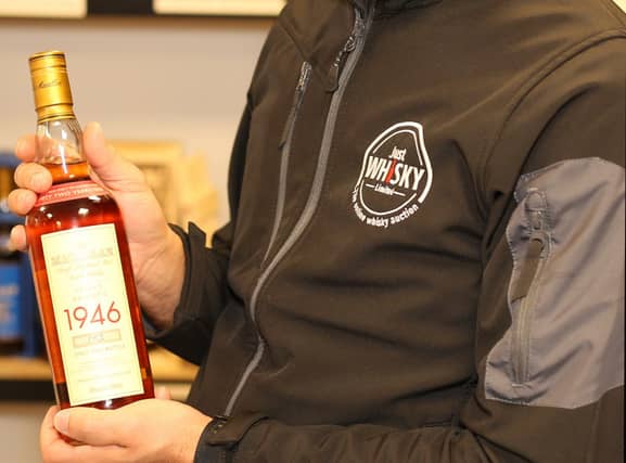 Yuri Bronzina of Just Whisky presenting the one of a kind - 52 year old ... (1)