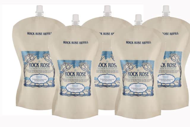 Rock Rose gin pouch