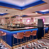 EDINBURGH, UK - September 2019:  Le Monde is re-opening its bar and restaurant after the biggest refurbishment in its history. A four-month renovation has seen the venueÕs entire ground floor stylishly transformed into a glamorous getaway in the city, perfect for any occasion from breakfasts and brunches through to late night dinners and drinks. (Photograph: MAVERICK PHOTO AGENCY)