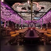 A preview of the main dining room at Tattu Edinburgh, due to open in November