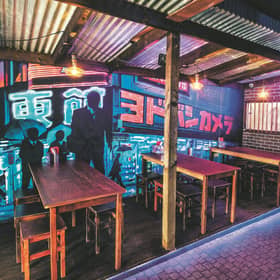 John Devlin 17/09/2019. GLASGOW. 25 Queen St, Glasgow G1 3EF. Mikaku Japanese Izakaya Dining.

Restaurant review. Mikaku = An authentic Japanese Izakaya style restaurant.

GV â€™s of Mikaku Restaurant. Interior of Mikaku Glasgow.