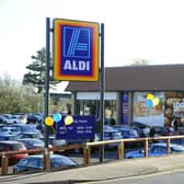 21-04-2016. Picture Michael Gillen. POLMONT. Greenpark. Opening of the new Aldi store. Aldi Polmont.