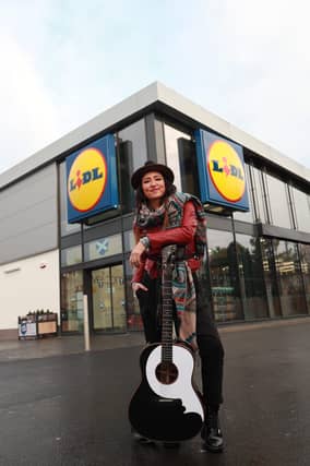 LUX - KT Tunstall - Lidl 1 SA :
LUX - KT Tunstall - Lidl, Edinburgh
Picture by Stewart Attwood
All images © Stewart Attwood Photography 2019. All other rights are reserved. Use in any other context is expressly prohibited without prior permission. No Syndication Permitted.