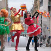 Handout photo of Drag Queens at the launch in Glasgow of the Irn-Bru limited edition Crimbo Juice which is a spicier version of the original, with added ginger, clove and cinnamon. PA Photo. Issue date: Thursday November 7, 2019. See PA story SCOTLAND IrnBru. Photo credit should read: Irn-Bru/PA Wire

NOTE TO EDITORS: This handout photo may only be used in for editorial reporting purposes for the contemporaneous illustration of events, things or the people in the image or facts mentioned in the caption. Reuse of the picture may require further permission from the copyright holder.