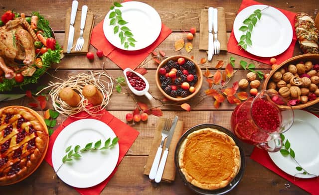 A traditional Thanksgiving dinner consists of turkey and all the trimmings and pumpkin pie for dessert. (Picture: Shutterstock)