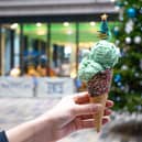 Mackie's Christmas tree ice cream