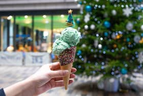 Mackie's Christmas tree ice cream