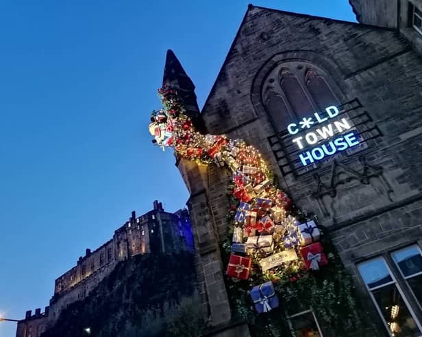 Cold Town Edinburgh Santa