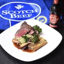Pic - Greg Macvean - 23/01/20 - 07971 826 457   
Chef Paul Wedgwood of Wedgwood The Restaurant has created a Burns' Night receipe using Scotch Beef and Innis & Gunn's The Original barrel-aged beer.