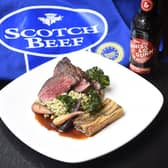 Pic - Greg Macvean - 23/01/20 - 07971 826 457   
Chef Paul Wedgwood of Wedgwood The Restaurant has created a Burns' Night receipe using Scotch Beef and Innis & Gunn's The Original barrel-aged beer.