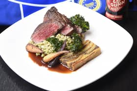 Pic - Greg Macvean - 23/01/20 - 07971 826 457   
Chef Paul Wedgwood of Wedgwood The Restaurant has created a Burns' Night receipe using Scotch Beef and Innis & Gunn's The Original barrel-aged beer.