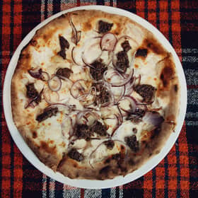 The haggis pizza is available from the 13th January.
