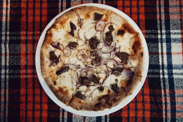 The haggis pizza is available from the 13th January.