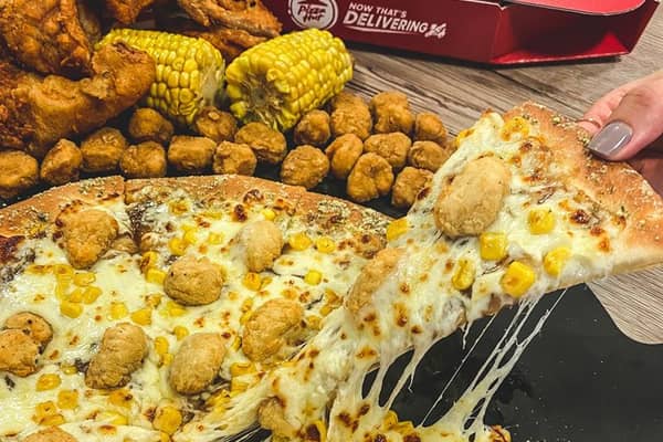 KFC Popcorn Chicken Pizza