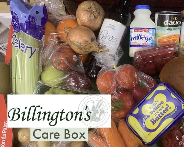 Billington's of Lenzie care boxes