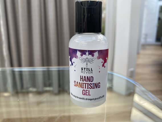 Deeside distillery hand sanitiser