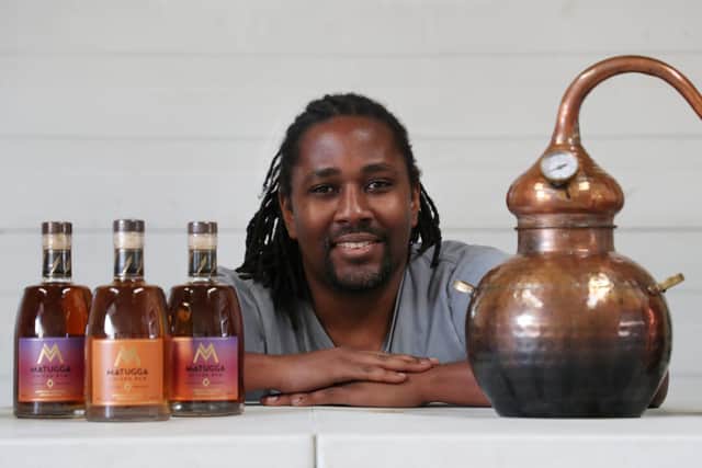 Matugga Distillers 1 SA :
Paul and Justine of Matugga Distillers
Picture by Stewart Attwood
All images © Stewart Attwood Photography 2018. All other rights are reserved. Use in any other context is expressly prohibited without prior permission. No Syndication Permitted.