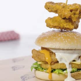 KFC buffalo burger