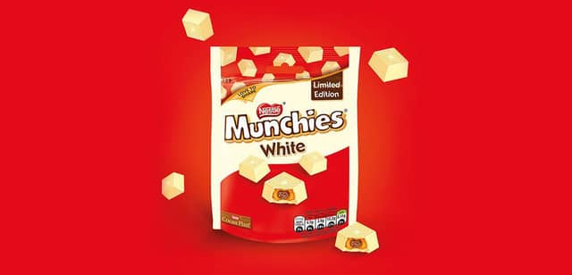 white chocolate munchies