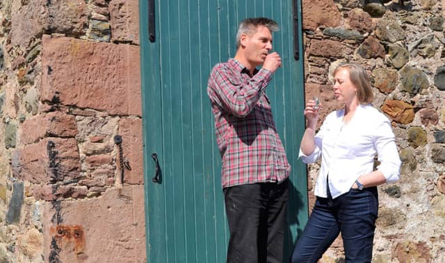Simon and Marian from Highland Boundary