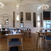 The main restaurant at the Peebles Hydro.