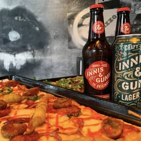 Innis and Gunn @pizza