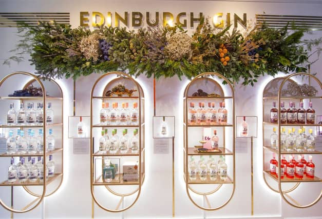 Edinburgh Gin pop-up shop