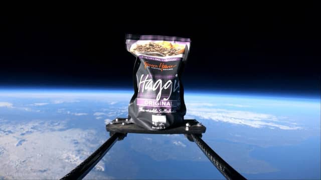 Scottish butcher, Simon Howie has taken Burns night to new heights this year by launching the first ever haggis into space.