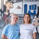 Linda and Stascia Bantouvakis (picture by Elaine Livingstone)