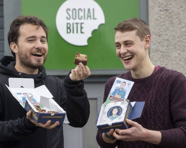 Josh Littlejohn, Co-founder of Social Bite and Peter Sawkins