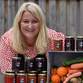 John Devlin 23/11/2021 . GLASGOW. Laura Sutherland, T/A The Glasgow Pickle Co. BEARSDEN, GLASGOW.

SCOTLANDS LARDER - Laura Sutherland, T/A The Glasgow Pickle Co. BEARSDEN, GLASGOW.

Hello, Iâ€™m Laura, the Chief Pickler!
I created Wonky Pickles out of a love of pickles and condiments and I wanted to channel my energy into something productive through lockdown.

Iâ€™d always wanted to start a food business, it just took me a while to see what was staring me straight in the face!

Why â€˜wonkyâ€™? In 2013 Scotland wasted 987,890 tonnes of food/drink and has a target to reduce all food waste by 33%, by 2025. By using veg and fruit considered â€˜uglyâ€™ and sourcing local produce, Iâ€™m helping reduce food waste and support the local economy. By the time the produce is made into something yummy, who even knows the produce wasnâ€™t â€˜the rightâ€™ shape in the first place?!

I know how important it is to be an ethical and sustainable business, for my customers and for the next generation. We can and should all play our part.

In November 2021, following a customer survey, I rebrand as The Glasgow Pickle Co. 

About The Glasgow Pickle Co.
I founded The Glasgow Pickle Co. in November 2020. I'm a keen cook and pickle fanatic! I originally trained in Hospitality Management and Operations at college, then went to work for a large Scottish restaurant group, and the love of feeding people glorious food has never left me. In fact, my food obsession started when I was at school, when I chose Home Economics as a Standard Grade and won the school prize!
It's fair to say my college and industry training both in the kitchen and front of house, has not only been solid life skills, but also transferrable into my everyday work as a chartered PR consultant.
My home-kitchen business is inspired by my Christmas chutney making and the thoughtful gifts people were looking for at Christmas, during the COVID pandemic. I figured I could make my us