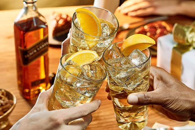 Johnnie Walker Princes Street have a menu of highball drinks