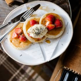 Pancakes at The Bridge Rusacks St Andrews
