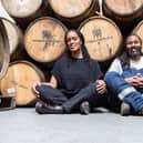 Matugga Rum founders Paul and Jacine Rutasikwa, in their distillery in Livingston. Picture: Elaine Livingstone