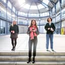 L-R   Lisa Lawson ,Hannah Davies and Zsofia Zubay - Glasgow Coffee Festival 2022