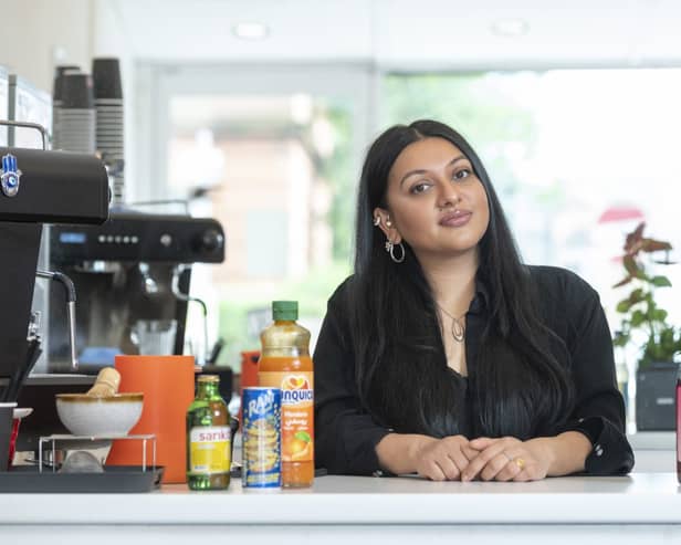 Tanya Gohil at her Silk Road Deli  on Minard Road, Shawlands, Glasgow.
7/06/22
Photos by Kirsty Anderson