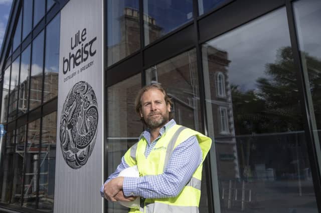Jon Erasmus at Uilebheist Distillery, Inverness